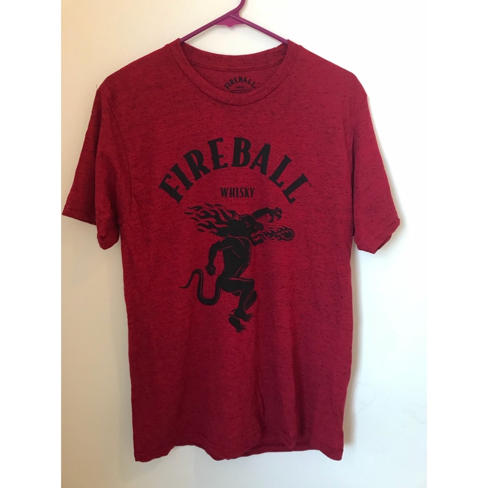 Red Fireball Whisky Graphic T-Shirt